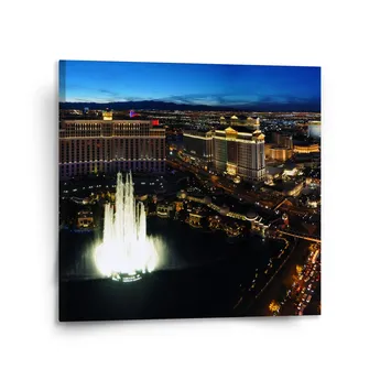 Sablio Obraz Las Vegas - 110x110 cm