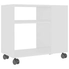 vidaXL Side Table White 70x35x55 cm Engineered Wood