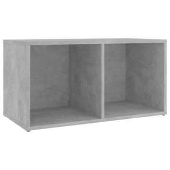 vidaXL TV Cabinet Concrete Grey 72x35x36.5 cm Engineered Wood