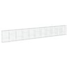 vidaXL Gabion Basket with Cover 1100x50x150 cm Galvanised Iron