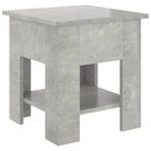 vidaXL Coffee Table Concrete Grey 40x40x42 cm Engineered Wood