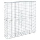 vidaXL Gabion Basket with Cover 200x50x200 cm Galvanised Iron