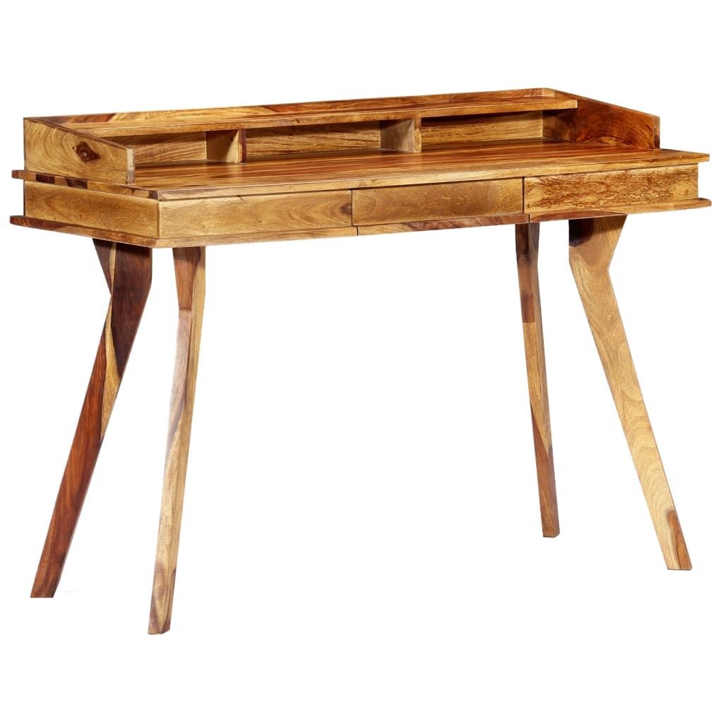vidaXL Writing Desk 45.3"x19.7"x33.5" Solid Acacia Wood