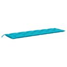vidaXL Garden Bench Cushion Turquoise 200x50x7 cm Fabric