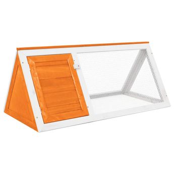 vidaXL Animal Rabbit Cage Wood