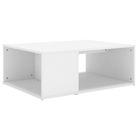 vidaXL Coffee Table White 35.4"x26.4"x13" Engineered Wood