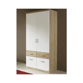 Šatní skříň Bremen, 91 cm, dub sonoma/bílá