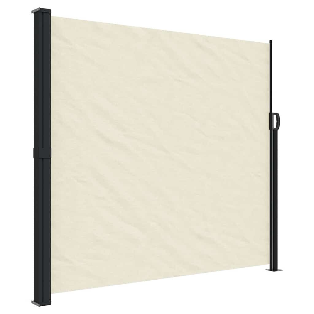 vidaXL Retractable Side Awning Cream70.9"x236.2"