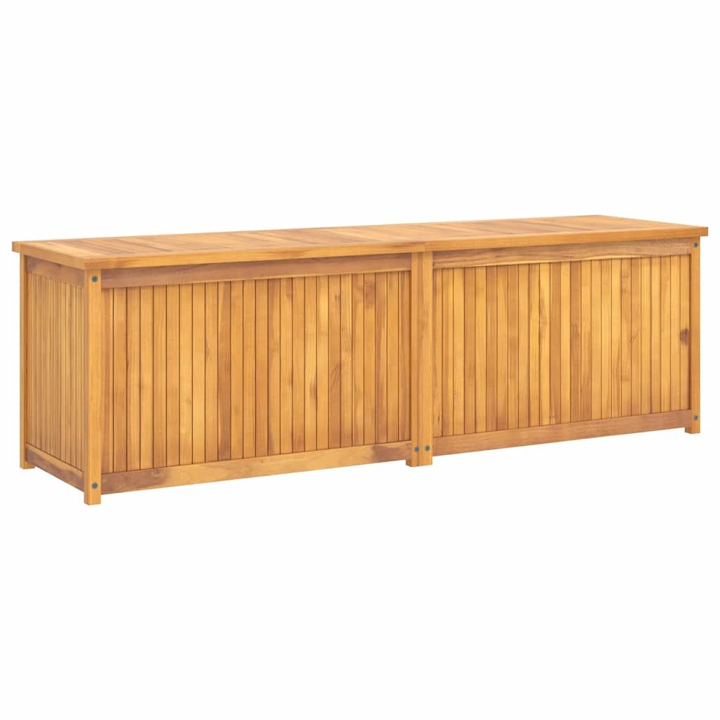 vidaXL Patio Box 68.9"x19.7"x21.7" Solid Wood Teak