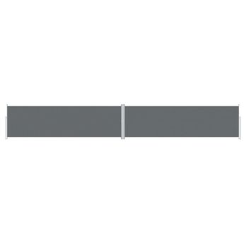 vidaXL Retractable Side Awning Anthracite 70.9"x472.4"
