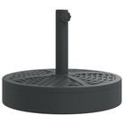 vidaXL Parasol Base for Ã1.5"/1.9" Poles 55.1 lb Round