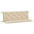 vidaXL Garden Bench Cushions 2pcs Beige 150x50x7cm Oxford Fabric
