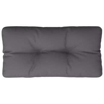 vidaXL Pallet Cushion Anthracite 80x40x12 cm Fabric