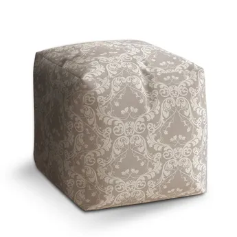 Sablio Taburet Cube Secesní noblesa - 50x50x50 cm
