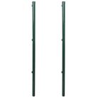 vidaXL Fence Posts 2 pcs 45.3"