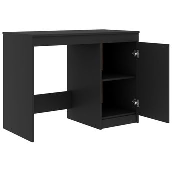 vidaXL Desk Grey 100x50x76 cm Engineered Wood