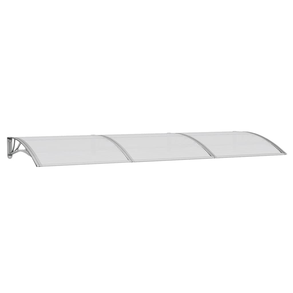 vidaXL Door Canopy Gray 118.1"x39.4" Polycarbonate