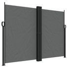 vidaXL Retractable Side Awning Anthracite 180x1200 cm