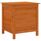 vidaXL Garden Storage Box Brown 50x49x56,5 cm Solid Wood Fir