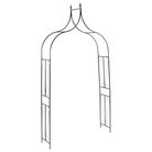 vidaXL Garden Arch Dark Green 142x37x275 cm Iron