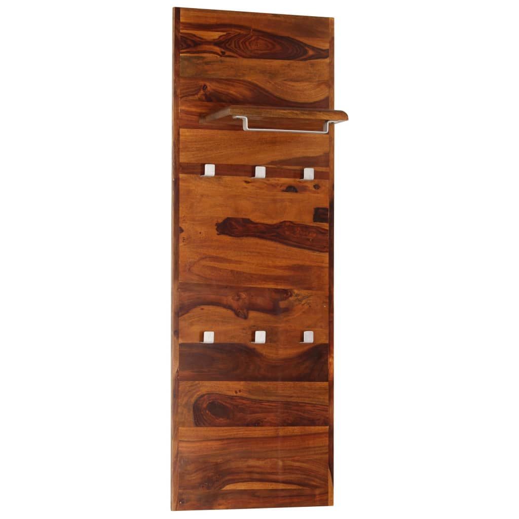 vidaXL Coat Rack Solid Acacia Wood 46.5"x15.7"