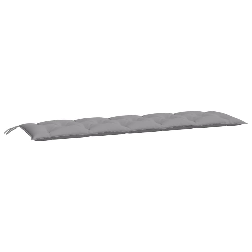 vidaXL Garden Bench Cushion Gray 70.9"x19.7"x2.8" Oxford Fabric