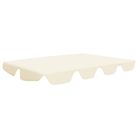 vidaXL Replacement Canopy for Garden Swing Cream 150/130x105/70 cm