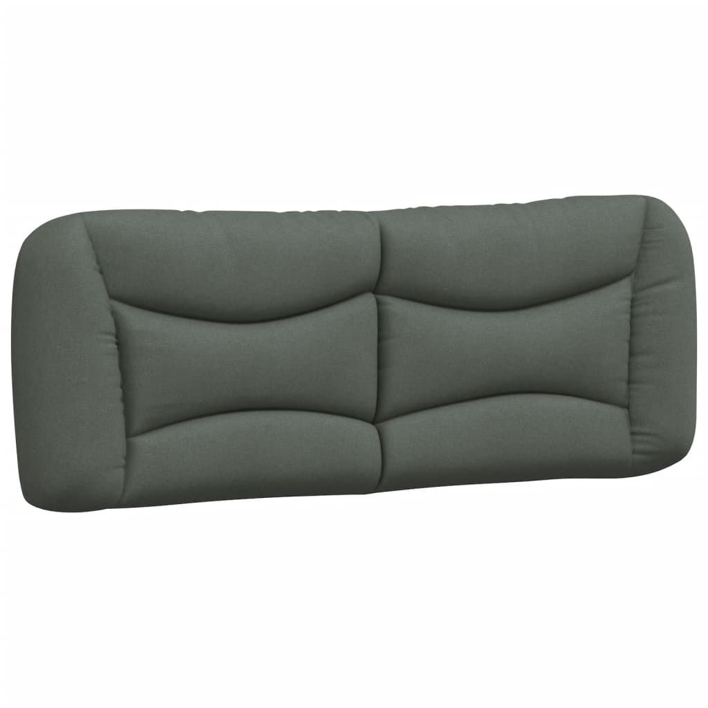vidaXL Headboard Cushion "Hvar" Dark Grey 137 cm Fabric