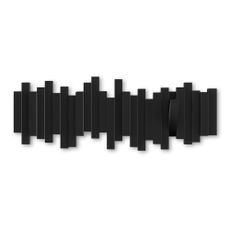 Black plastic wall hanger Sticks - Umbra