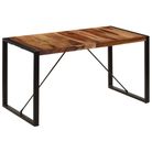 vidaXL Dining Table 55.1"x27.6"x29.5" Solid Acacia Wood