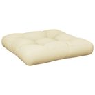 vidaXL Pallet Cushion Sand 58x58x10 cm Fabric