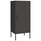 vidaXL Storage Cabinet Anthracite 16.7"x13.8"x40" Steel