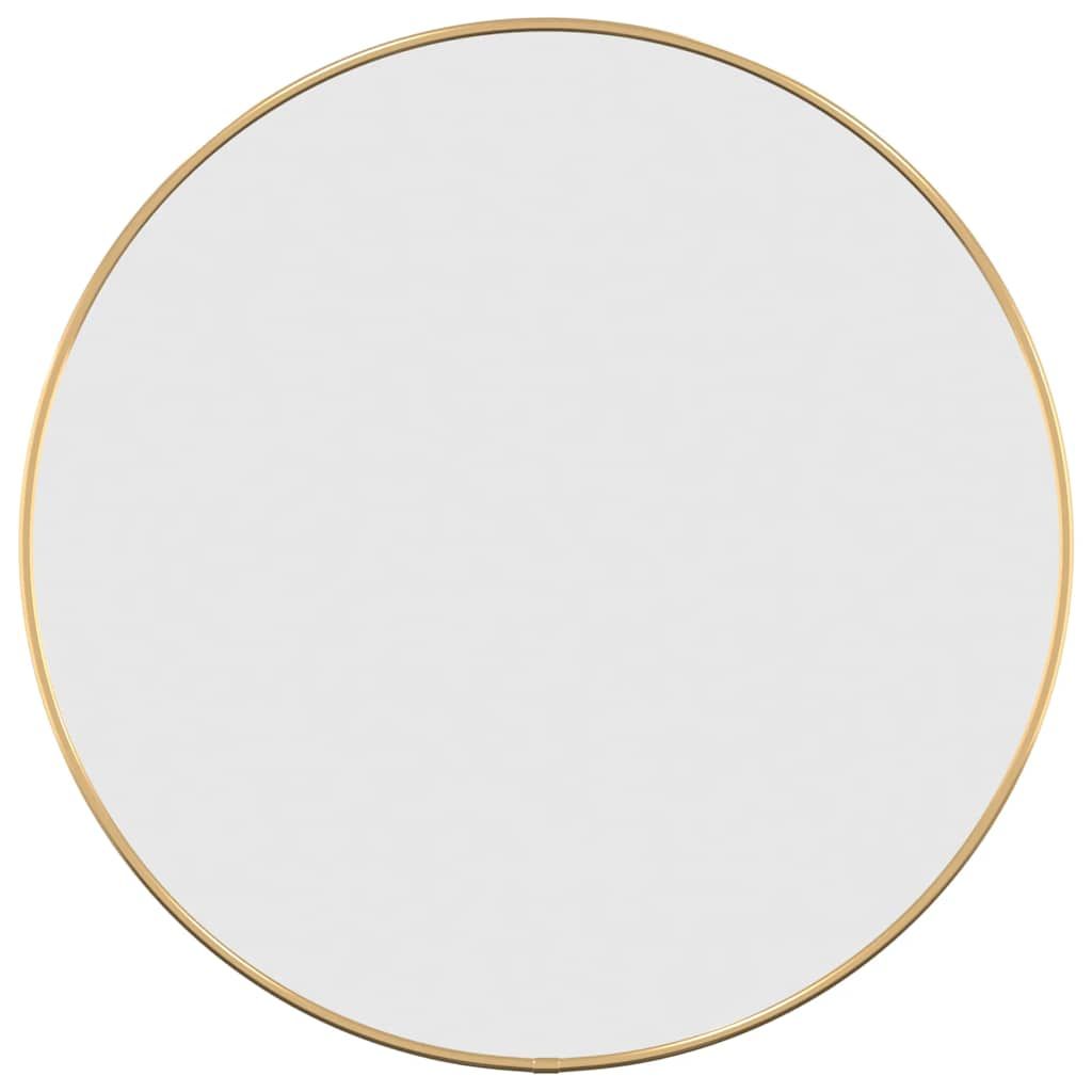 vidaXL Wall Mirror Gold Ã 19.7" Round