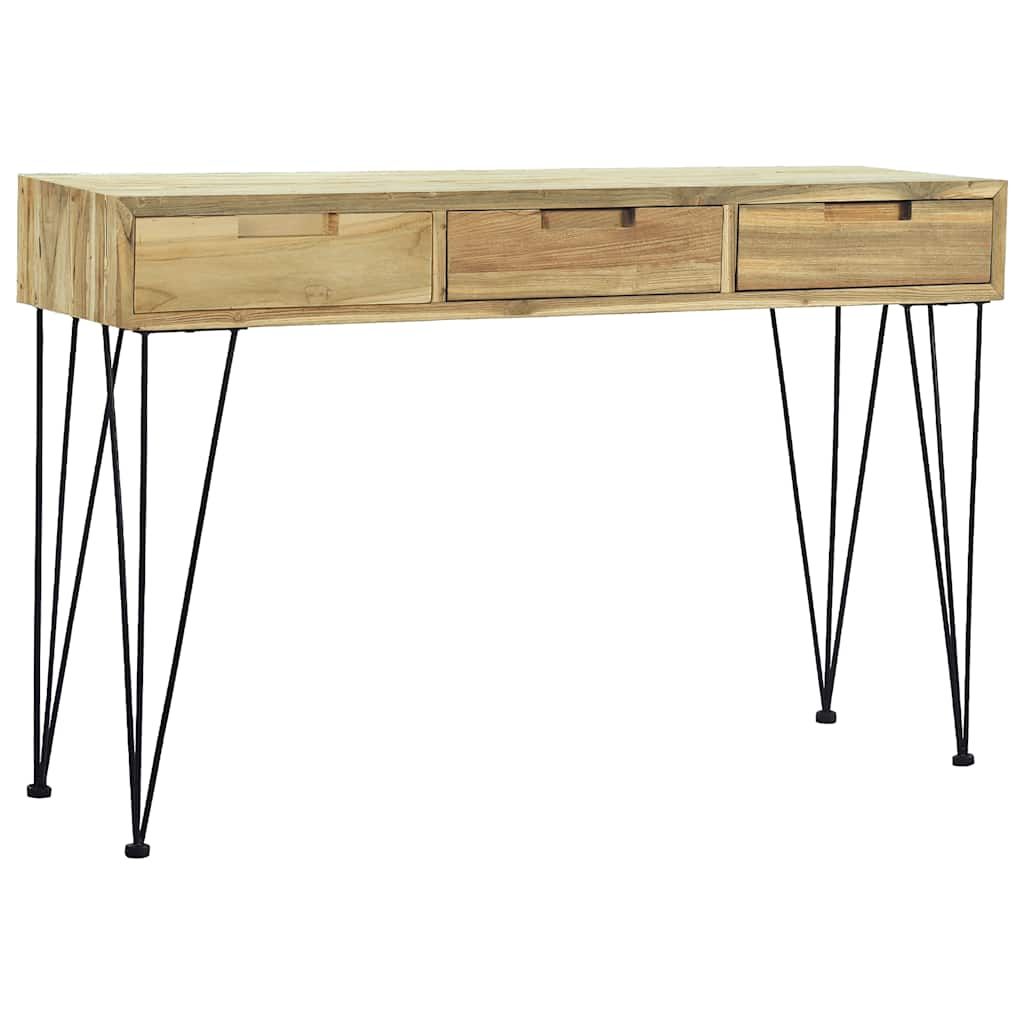 vidaXL Console Table 47.2"x13.8"x29.9" Solid Teak