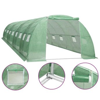 vidaXL Greenhouse 344.4 ftÂ² 26.2'x13.1'x6.6'
