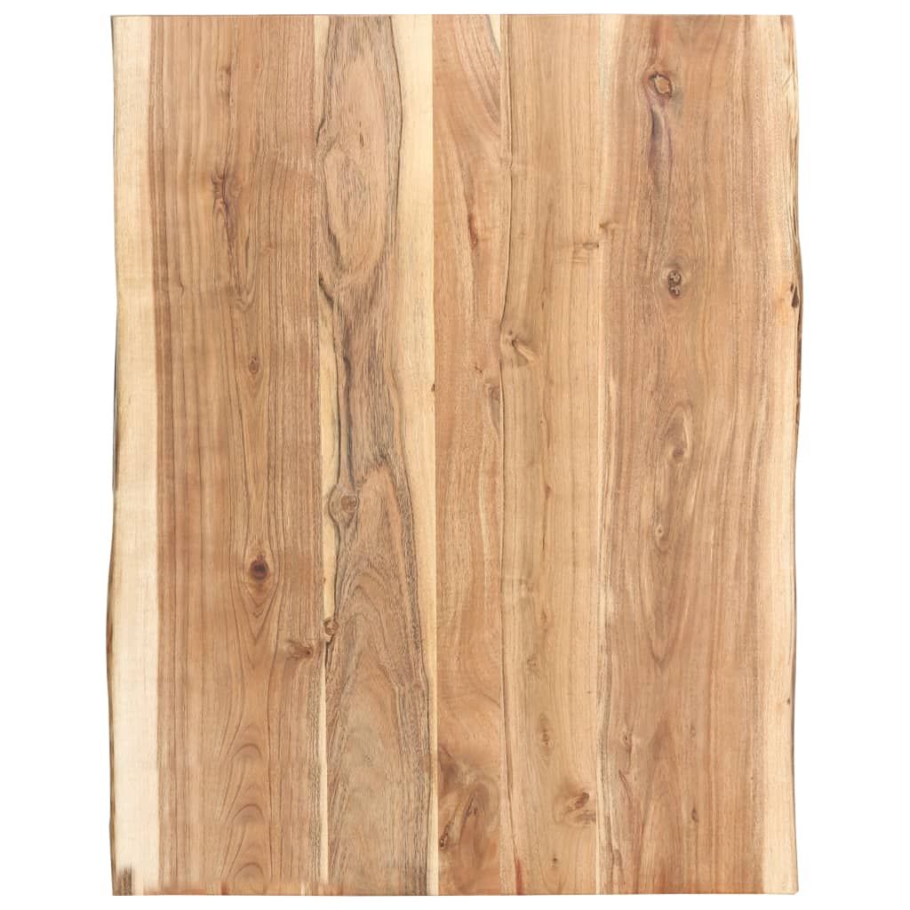 vidaXL Table Top Solid Acacia Wood 31.5"x(19.7"-23.6")x1.5"