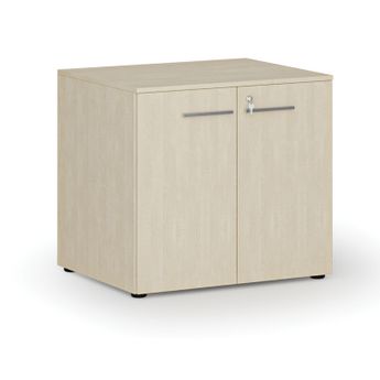 Kancelářská skříň s dveřmi PRIMO WOOD, 800 x 640 x 735 mm, bříza