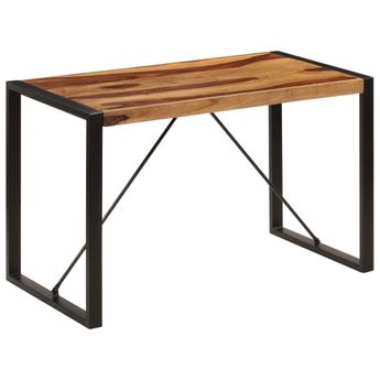 vidaXL Dining Table 47.2"x23.6"x29.9" Solid Acacia Wood