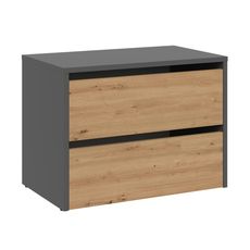 TP Living Shoe rack MODO 60 cm anthracite/oak artisan