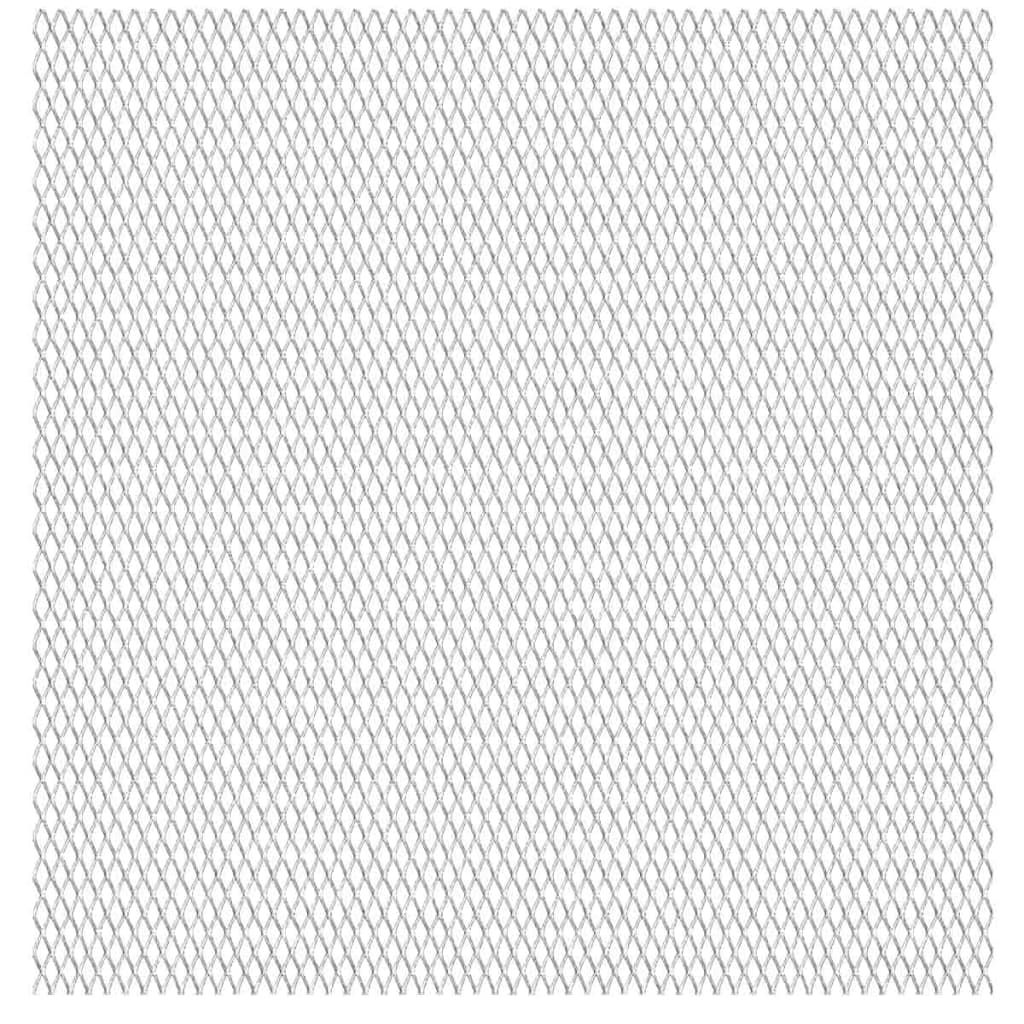 vidaXL Garden Wire Fence Stainless Steel 50x50 cm 30x17x2.5 mm