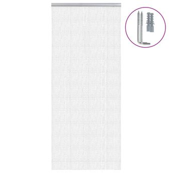 vidaXL Chain Door Fly Screen 35.4x78.7" Aluminium