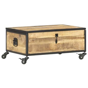 vidaXL Coffee Table 70x50x33 cm Solid Mango Wood