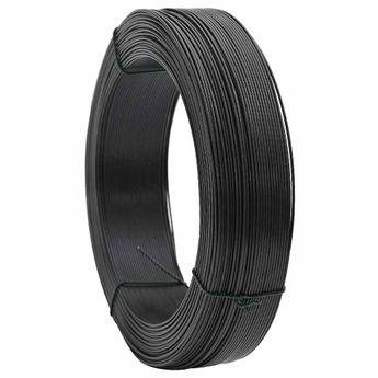 vidaXL Fence Binding Wire 250 m 1.6/2.5 mm Steel Anthracite