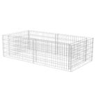 vidaXL Gabion Planter Galvanized Steel 70.9"x35.4"x19.7"