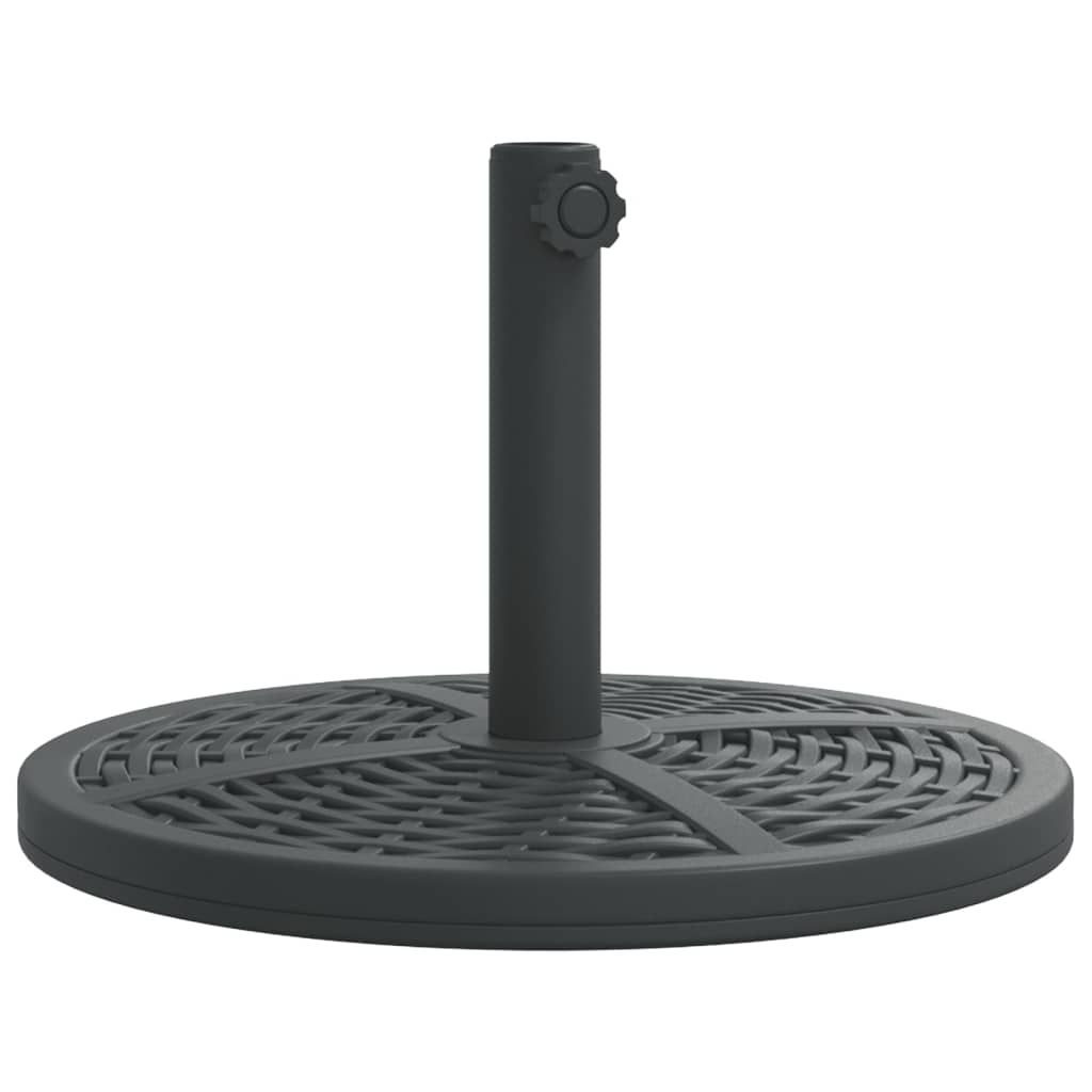 vidaXL Parasol Base for Ã1.5"/1.9" Poles 26.5 lb Round