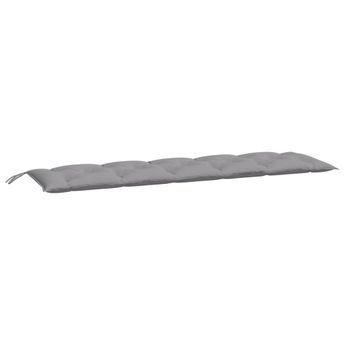 vidaXL Garden Bench Cushion Gray 70.9"x19.7"x2.8" Oxford Fabric