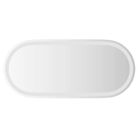 vidaXL LED Bathroom Mirror 31.5"x13.8" Oval