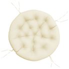 vidaXL Round Cushion Cream Ø 100 x11 cm Oxford Fabric