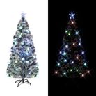 vidaXL Pre-lit Christmas Tree with Stand 6 ft 220 Branches