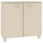 vidaXL Sideboard HAMAR Honey Brown 33.5"x13.8"x31.5" Solid Wood Pine